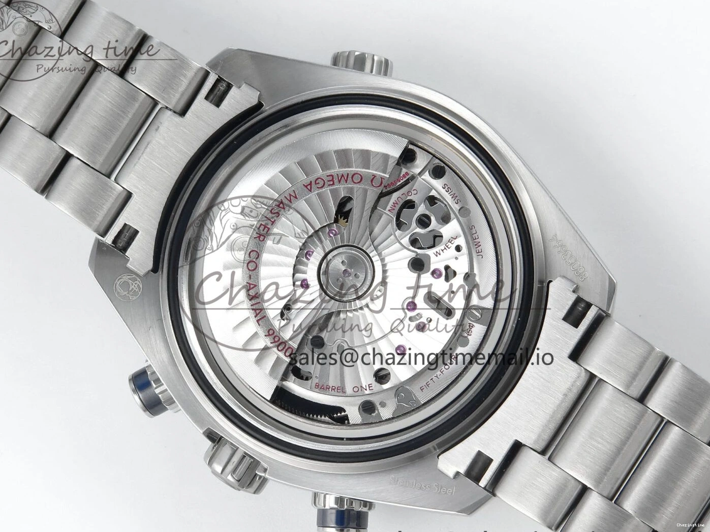 0125 FreshLook Planet Ocean Master Chronometer 600M 45.5mm SS SCF 1:1 Best Edition Black Bezel Black Dial on SS Bracelet A9900 Super Clone 7675